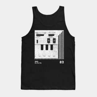 Trio / Da Da Da / Minimalist Graphic Artwork Design Tank Top